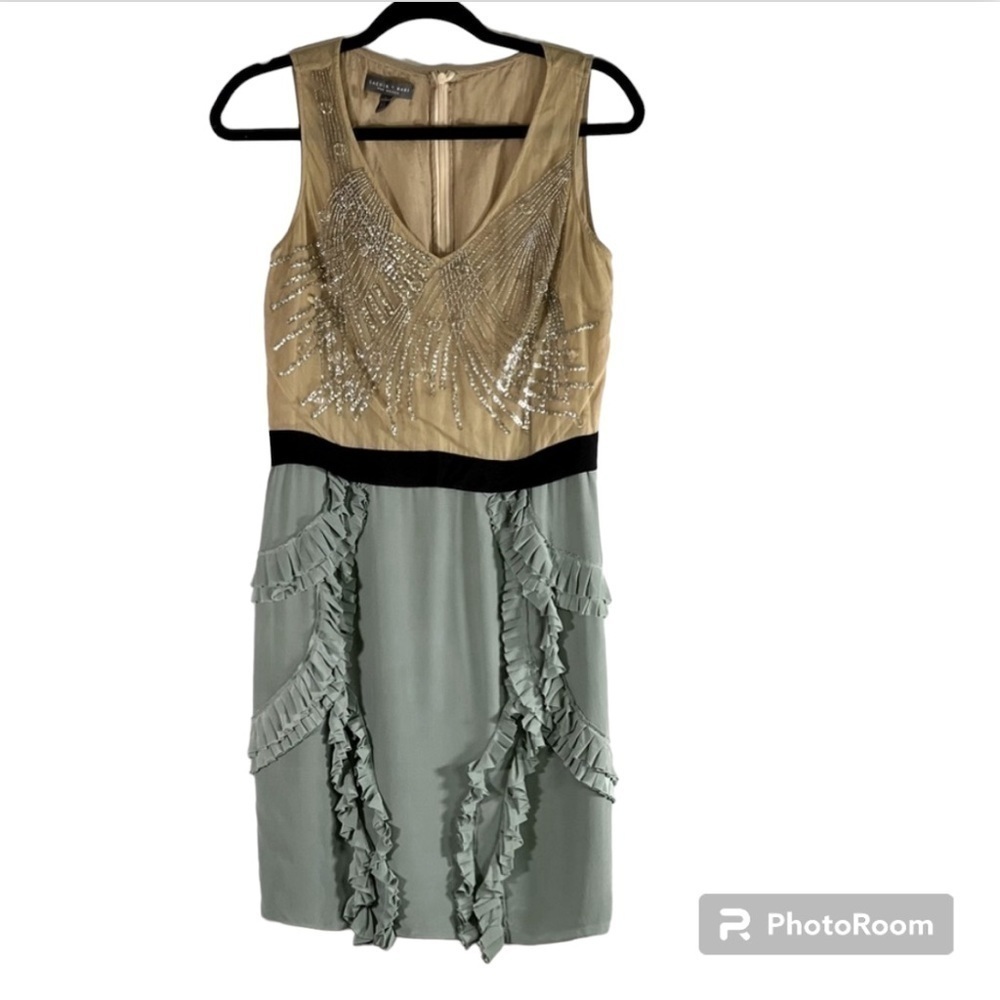 Sachin + Babi 100% silk mini dress size med.| us 8